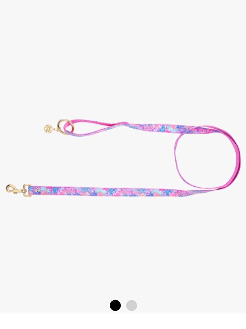Lilly Pulitzer Pink and Blue Floral Dog Leash